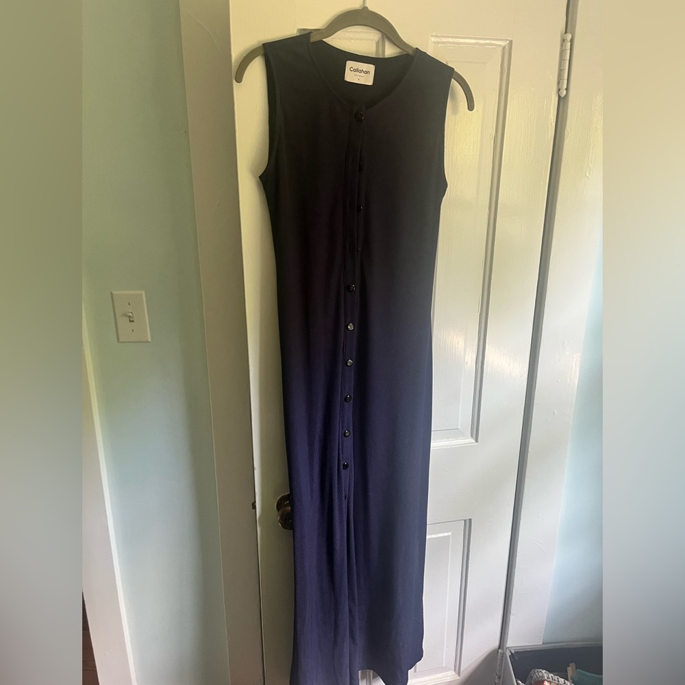 Callahan Blue Maxi dress, size small